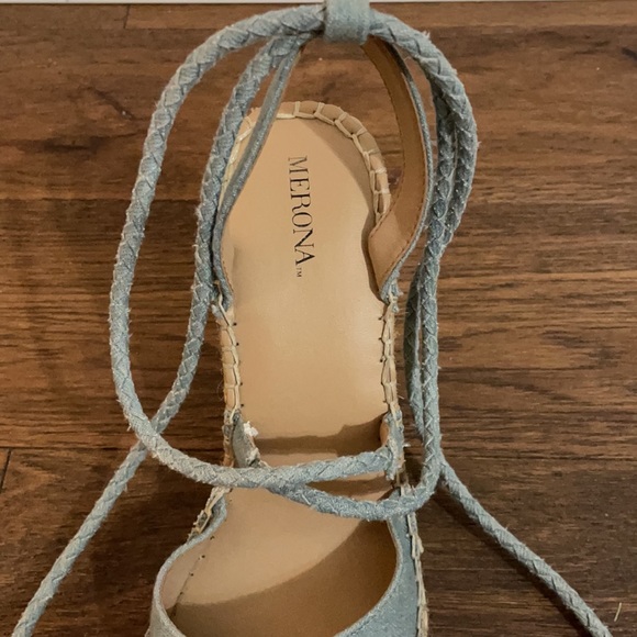 Lace up espadrille wedges - Picture 4 of 4